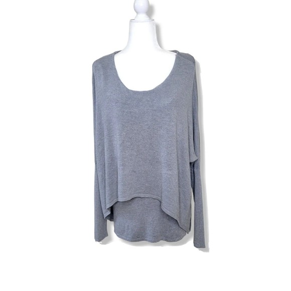 Laetitia Mem Two Layer Gray Jumper Dress Tunic Top Size L (See description) - Picture 1 of 11